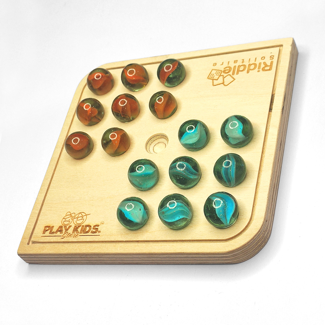 Riddle Solitaire | Premium | Kids,Adults,Family|Interesting Mind Game for Home,Travel l Marble,Chess Set | Super Fun to Play Memory Games for All Ages | Birthday Gift Toy